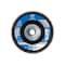 Pferd 4-1/2" x 5/8-11 Thd. POLIFAN Flap Disc - A-COOL SG INOX+ALU, Aluminum oxide, 60 Grit, Flat 62374 - alternate 2